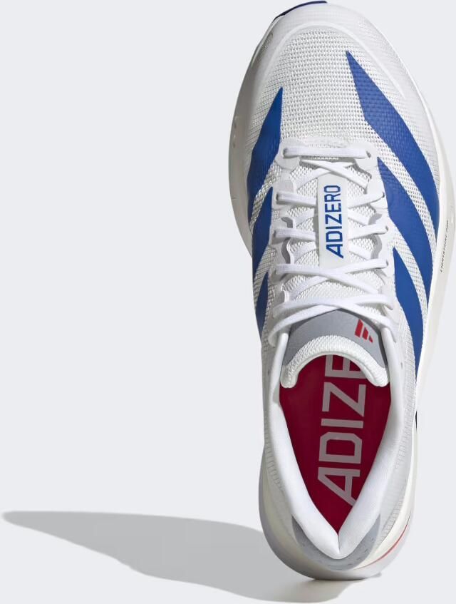 Adidas Adizero Boston 13 Sneakers Heren Wit 1 3 Mesh Synthetisch - Foto 5