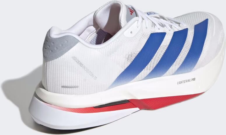 Adidas Adizero Boston 13 Sneakers Heren Wit 1 3 Mesh Synthetisch - Foto 8