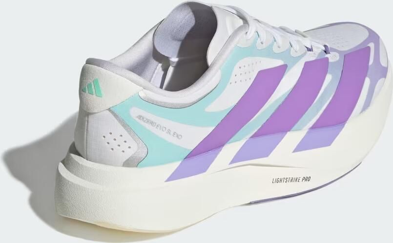 Adidas Adizero EVO SL Sneakers Dames Wit 2 3 Mesh Synthetisch - Foto 5