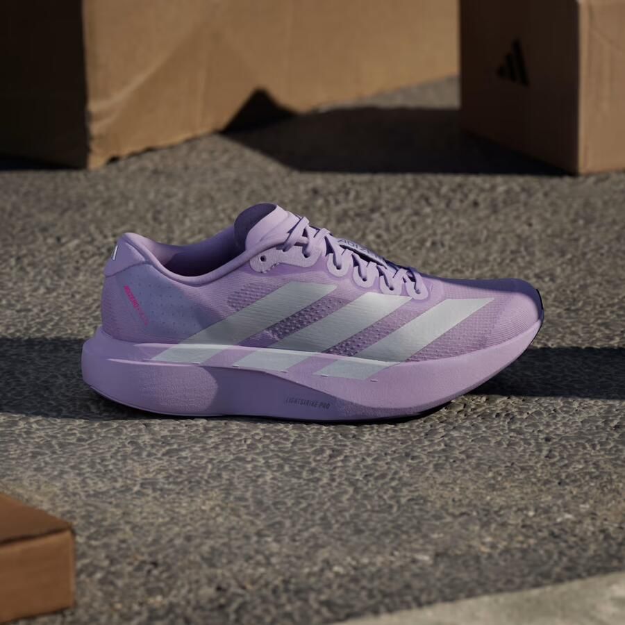 Adidas Adizero EVO SL Sneakers Dames Paars 2 3 Mesh Synthetisch - Foto 4