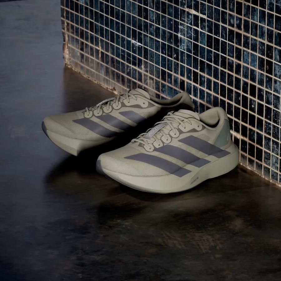 Adidas Adizero EVO SL Sneakers Heren Groen 2 3 Mesh Synthetisch - Foto 5