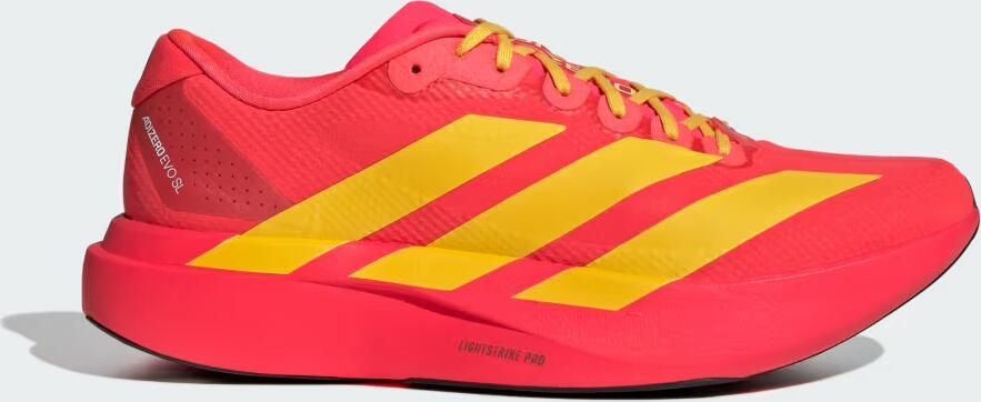 Adidas Adizero EVO SL Sneakers Heren Rood 1 3 Mesh Synthetisch - Foto 3