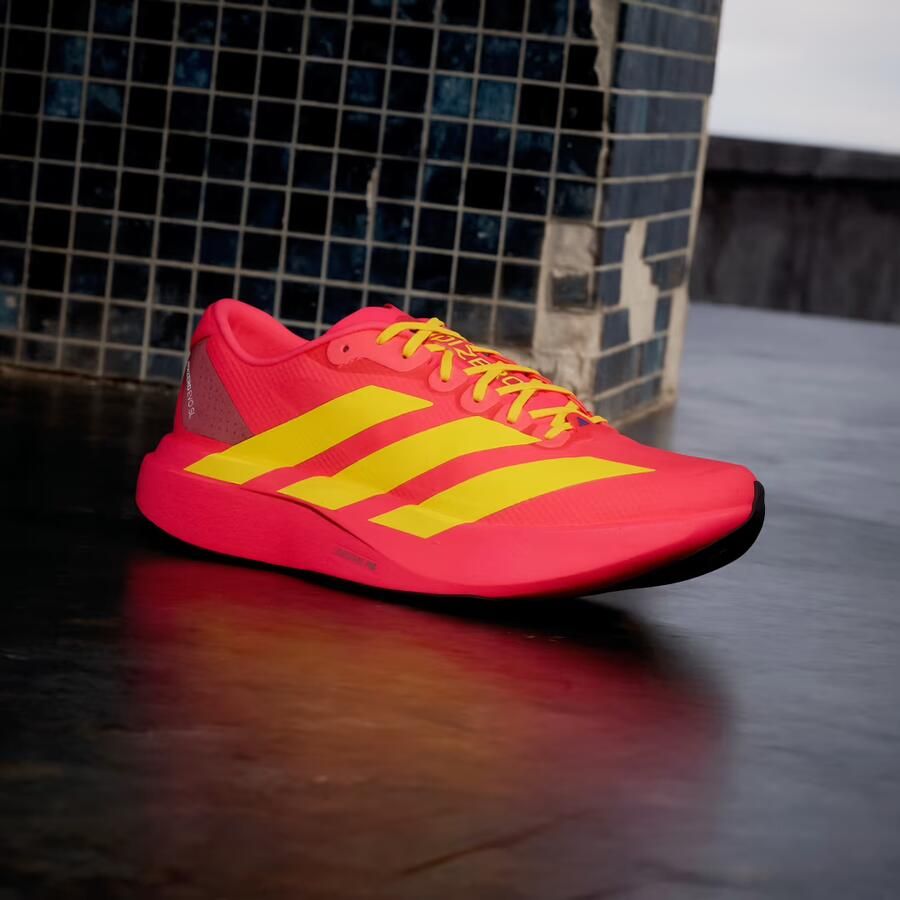 Adidas Adizero EVO SL Sneakers Heren Rood 1 3 Mesh Synthetisch - Foto 4