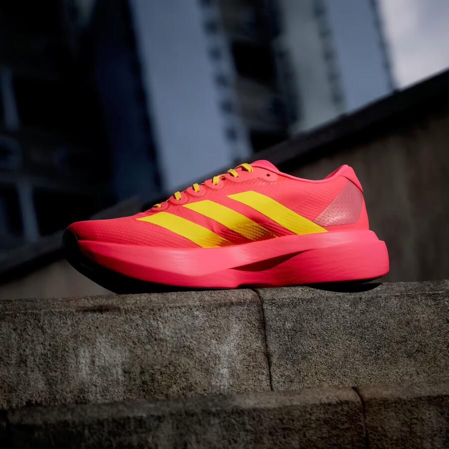Adidas Adizero EVO SL Sneakers Heren Rood 1 3 Mesh Synthetisch - Foto 8