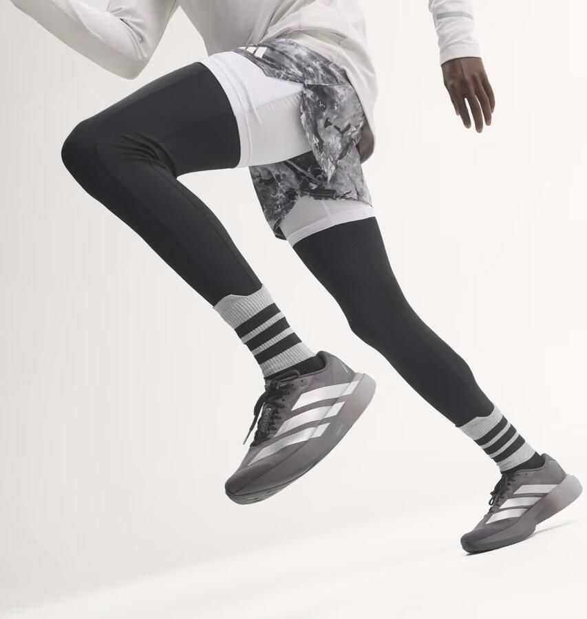 Adidas Adizero EVO SL Sneakers Heren Grijs 1 3 Mesh Synthetisch - Foto 7