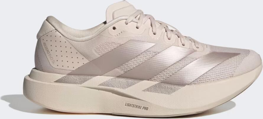 Adidas Performance Adizero Evo mesh hardloopschoenen beige - Foto 6