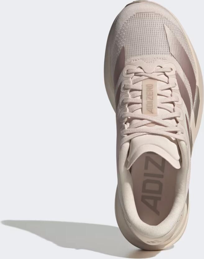 Adidas Performance Adizero Evo mesh hardloopschoenen beige - Foto 7