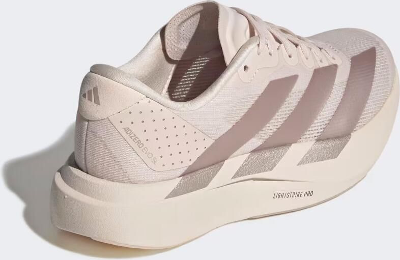 Adidas Performance Adizero Evo mesh hardloopschoenen beige - Foto 9