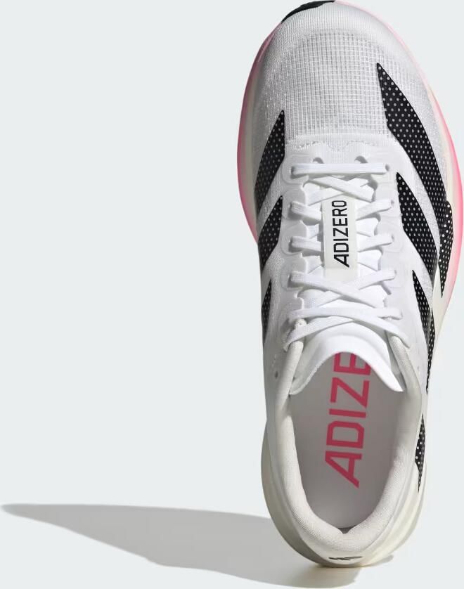 Adidas Hardloopschoenen adizero Evo SL Wit Zwart Solar Turbo Dames - Foto 2