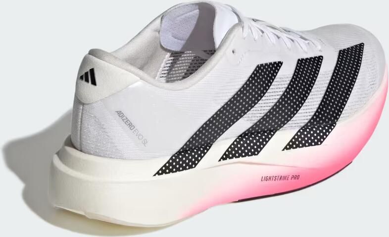 Adidas Hardloopschoenen adizero Evo SL Wit Zwart Solar Turbo Dames - Foto 5