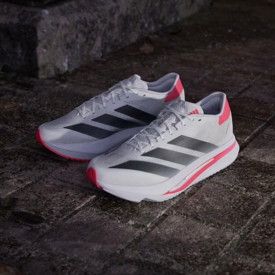 Adidas Adizero Sl 2 Sneakers Heren Wit 1 3 Mesh Synthetisch - Foto 8