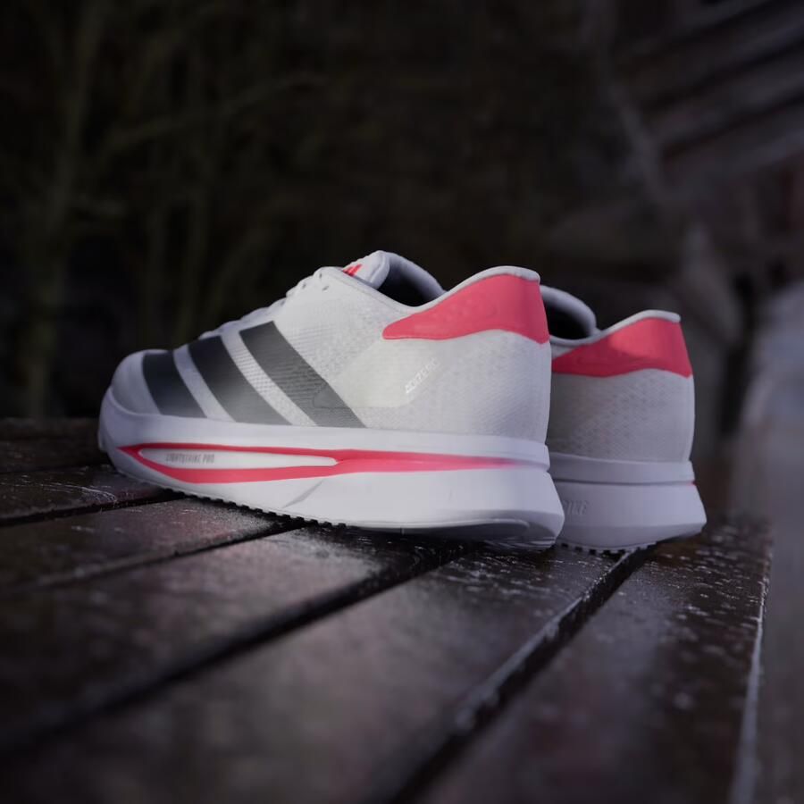 Adidas Adizero Sl 2 Sneakers Heren Wit 1 3 Mesh Synthetisch - Foto 9