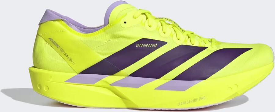 Adidas Adizero Takumi Sen 11 Hardloopschoenen geel purper - Foto 2