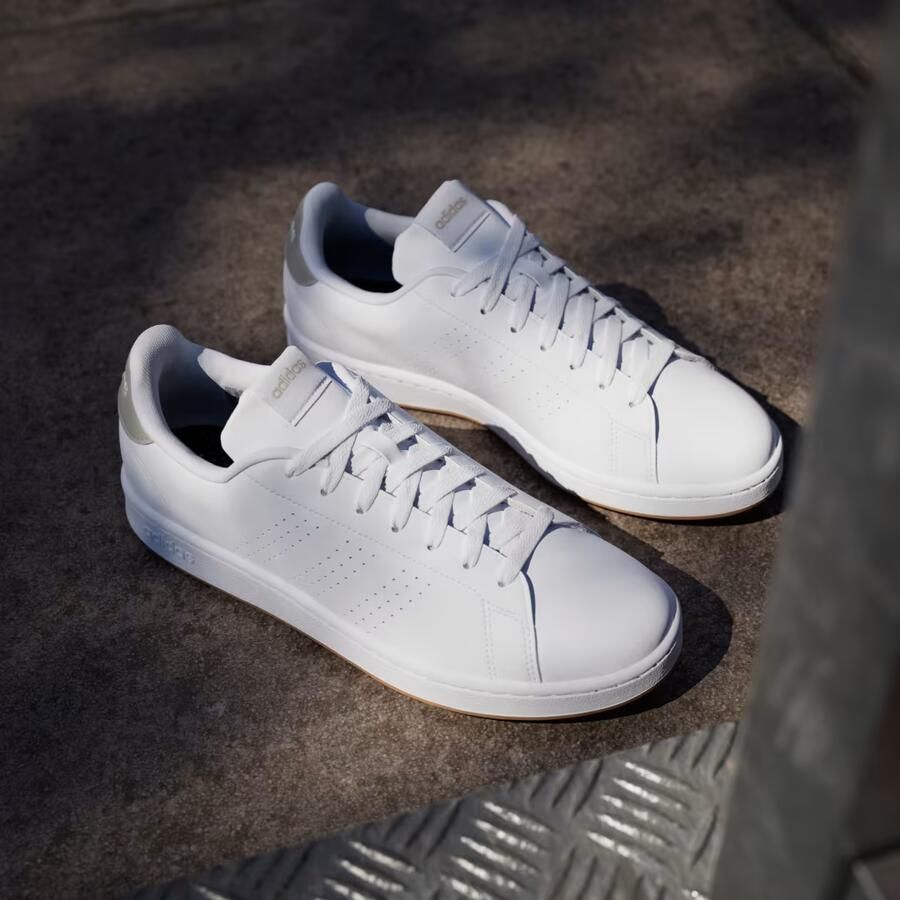 Adidas Sportswear ADVANCOURT Schoenen Unisex Wit - Foto 5