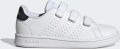 Adidas Advantage Kid Wit Sneakers met Klittenband - Wit