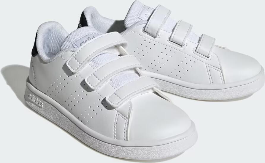Adidas Advantage Kid Wit Sneakers met Klittenband - Foto 4