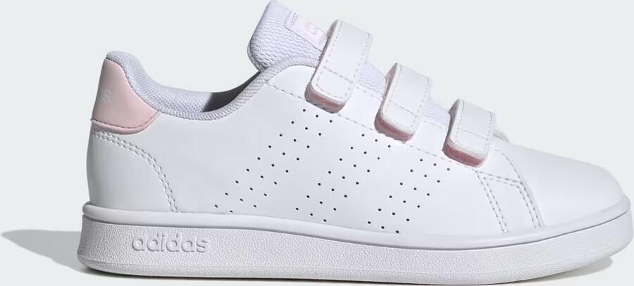 Adidas Sportswear Advantage CF sneakers wit lichtroze Jongens Meisjes Synthetisch 34 - Foto 3