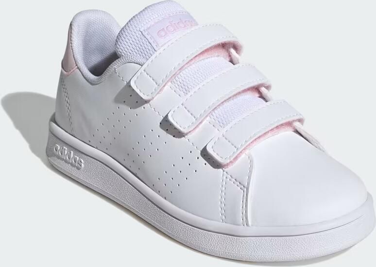 Adidas Sportswear Advantage CF sneakers wit lichtroze Jongens Meisjes Synthetisch 34 - Foto 7