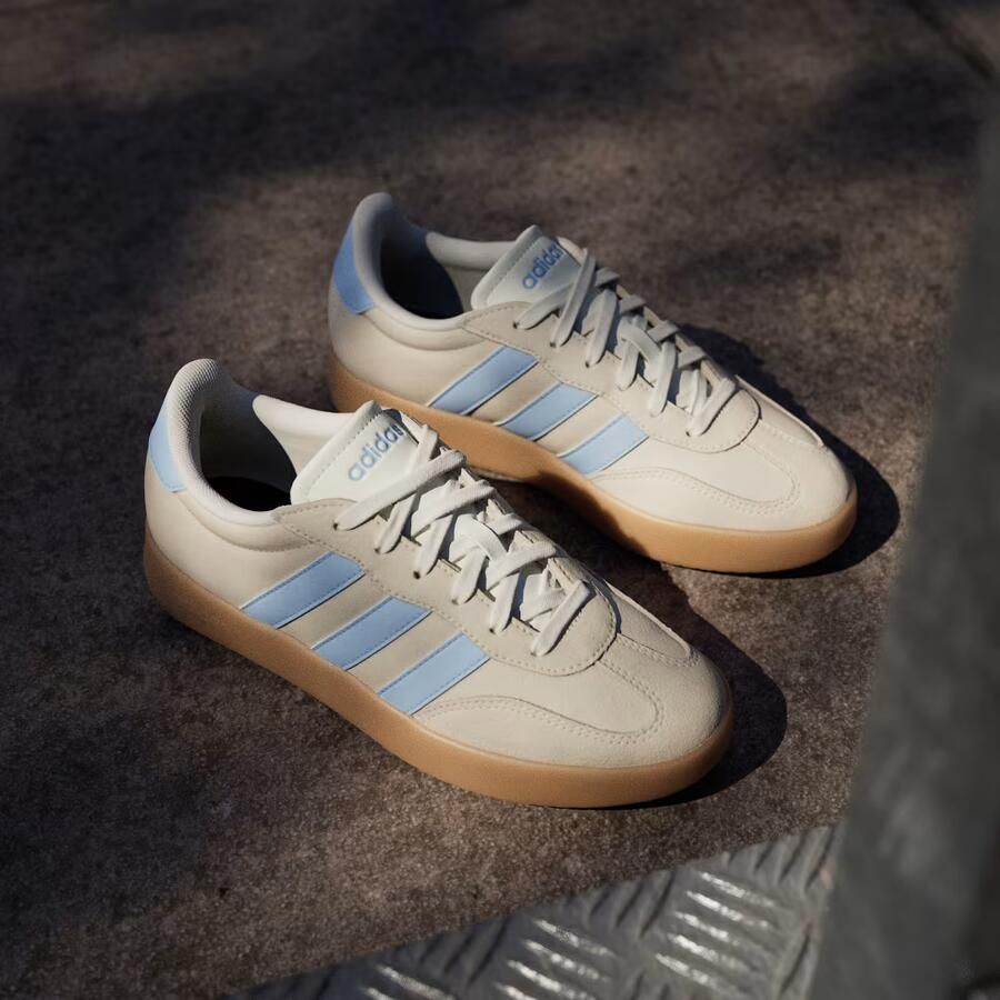 Adidas Sportswear Barreda leren sneakers beige blauw - Foto 8