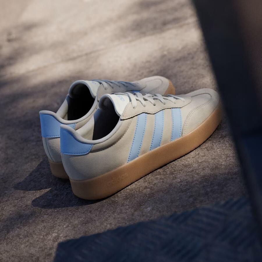 Adidas Sportswear Barreda leren sneakers beige blauw - Foto 9