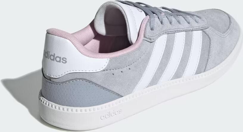 Adidas Breaknet suede dames sneakers grijs wit Echt leer Uitneembare zool - Foto 11