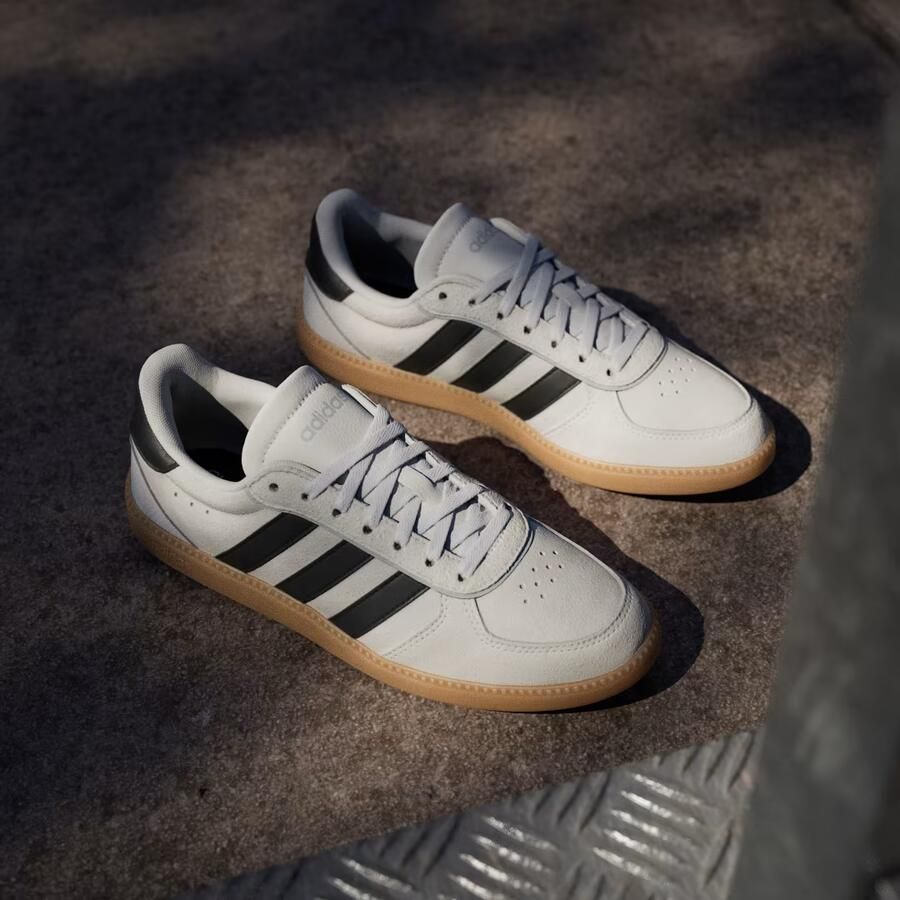 Adidas Women's Breaknet Sleek Suede Sneakers 2 3 grijs beige - Foto 10