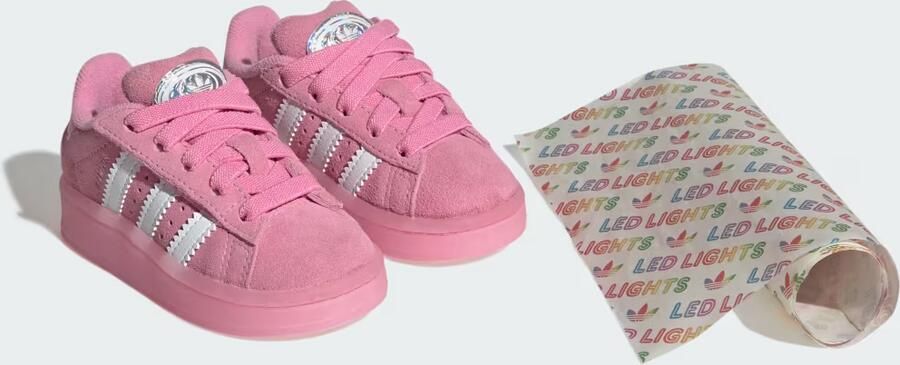 Adidas Originals Campus 00s LED Lights Comfort Closure Elastic Lace (TD) Unisex Skate lichtroze Schoenen - Foto 8