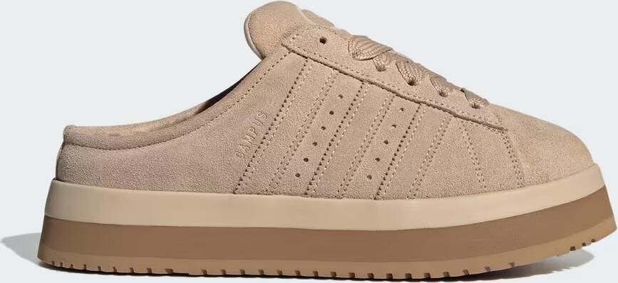 Adidas Campus Slippers en Sandalen Dames Beige 2 3 Suède - Foto 2