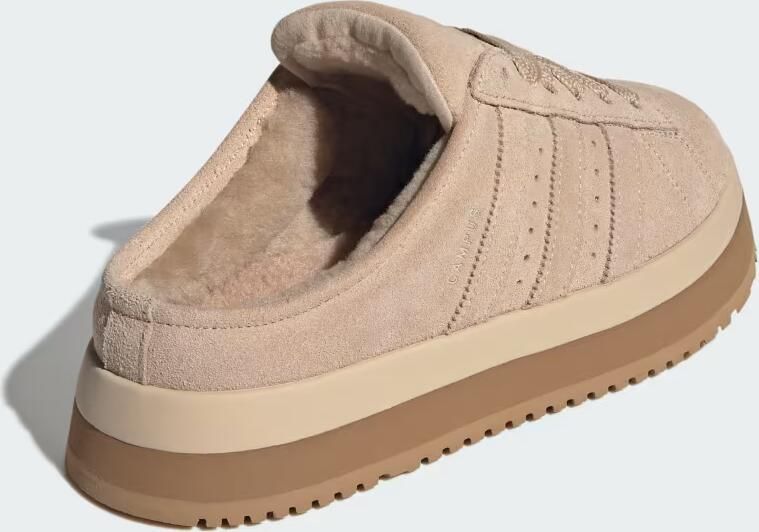 Adidas Campus Slippers en Sandalen Dames Beige 2 3 Suède - Foto 5