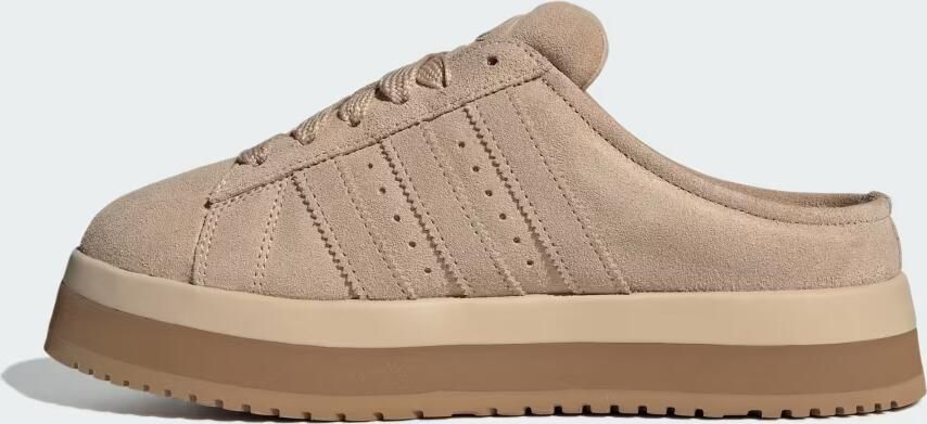 Adidas Campus Slippers en Sandalen Dames Beige 2 3 Suède - Foto 7
