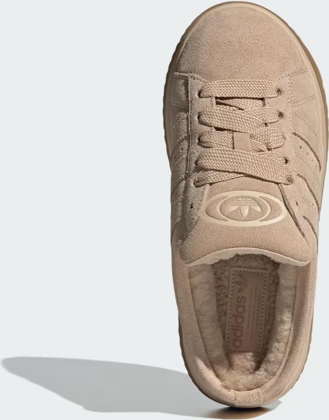 Adidas Campus Slippers en Sandalen Dames Beige 2 3 Suède - Foto 3