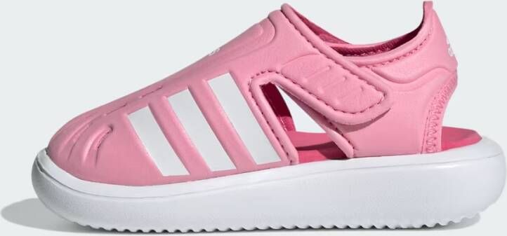 Adidas Closed-toe Summer Water Sandals Unisex Schoenen Roze Maat: 25.5 Mesh Synthetisch Foot Locker - Foto 5