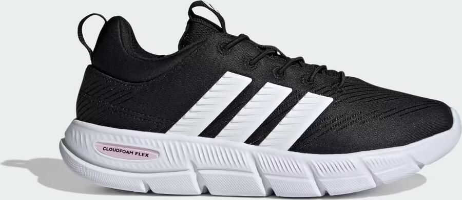 Adidas Sportswear CLOUDFOAM FLEX ELASTIC LACES SCHOENEN Dames Zwart - Foto 2