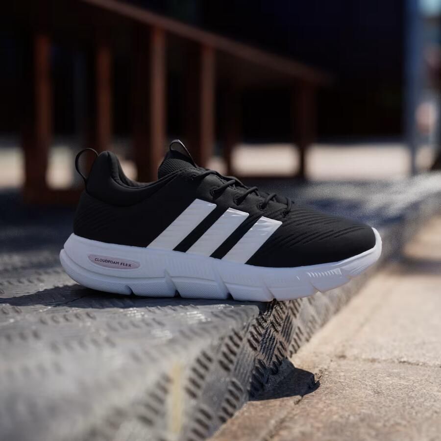 Adidas Sportswear Cloudfoam Flex Elastic Laces Schoenen Dames Zwart - Foto 3