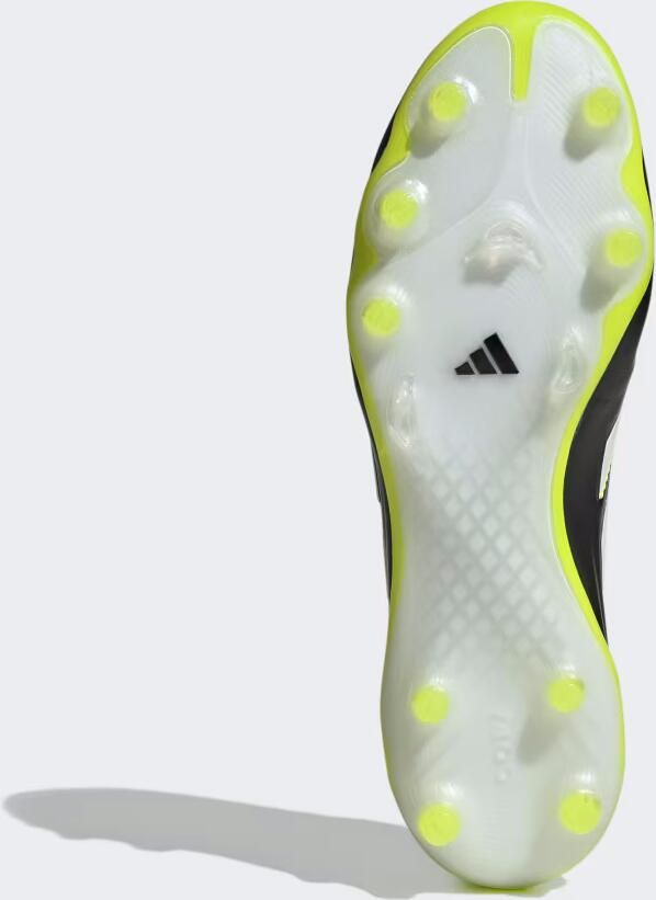 Adidas Copa Pure III Elite Gras Voetbalschoenen (FG) Zwart Wit Neongeel - Foto 4
