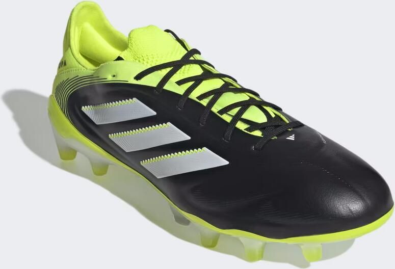 Adidas Copa Pure III Elite Gras Voetbalschoenen (FG) Zwart Wit Neongeel - Foto 7
