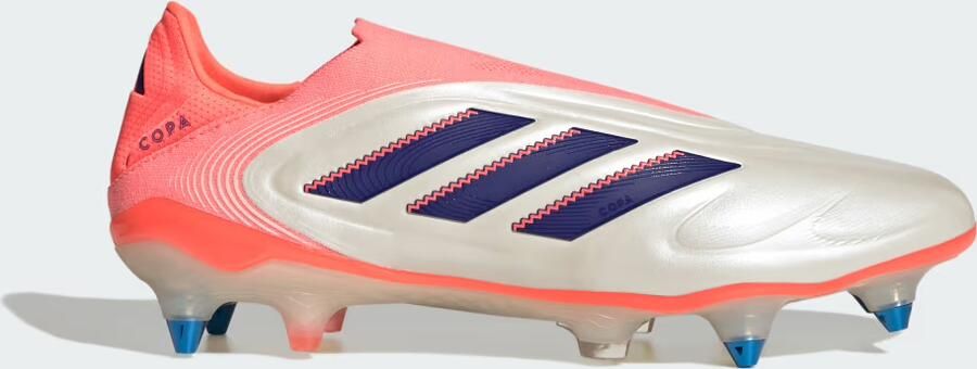 Adidas Copa Pure III Elite Veterloze IJzeren-Nop Voetbalschoenen (SG) Gebroken Wit Blauw Roze - Foto 6
