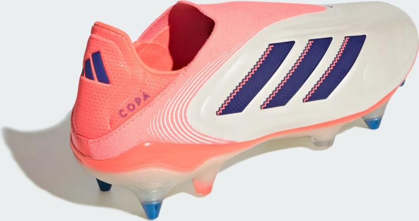 Adidas Copa Pure III Elite Veterloze IJzeren-Nop Voetbalschoenen (SG) Gebroken Wit Blauw Roze - Foto 5