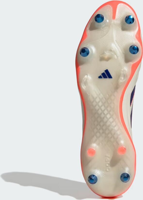 Adidas Copa Pure III Elite Veterloze IJzeren-Nop Voetbalschoenen (SG) Gebroken Wit Blauw Roze - Foto 3
