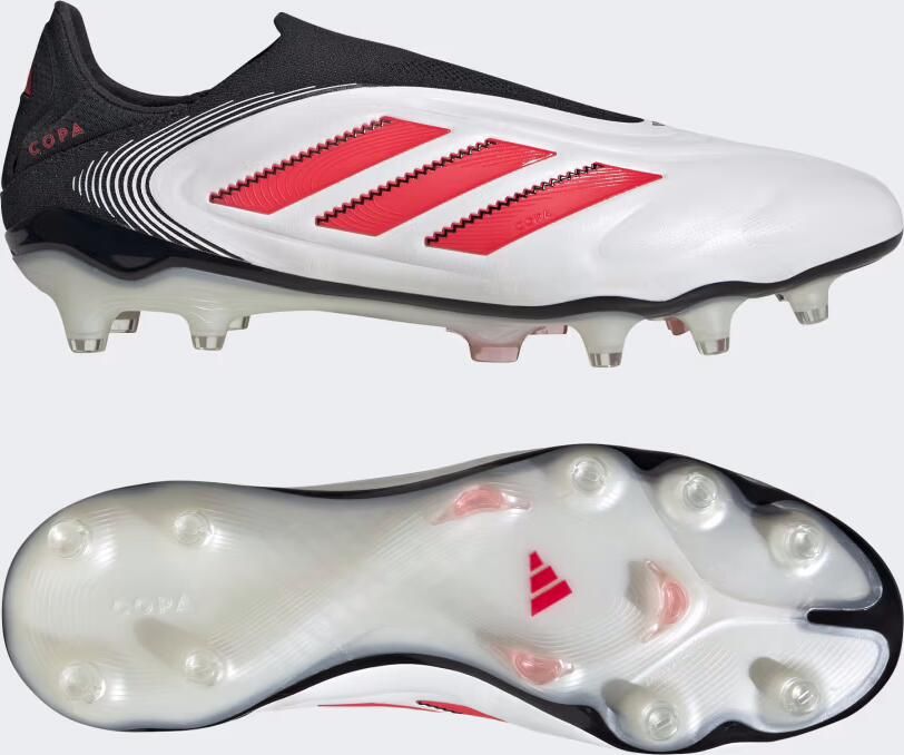 Adidas Copa Pure III Elite Veterloze Gras Voetbalschoenen (FG) Wit Zwart Rood
