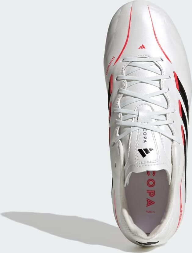 Adidas Perfor ce COPA PURE IV LEAGUE Firm Ground Voetbalschoenen Kids Kinderen Wit - Foto 4
