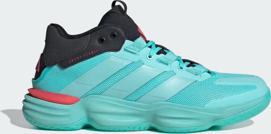 Adidas Performance Court Stabil Indoor Schoenen Heren Turquoise - Foto 6