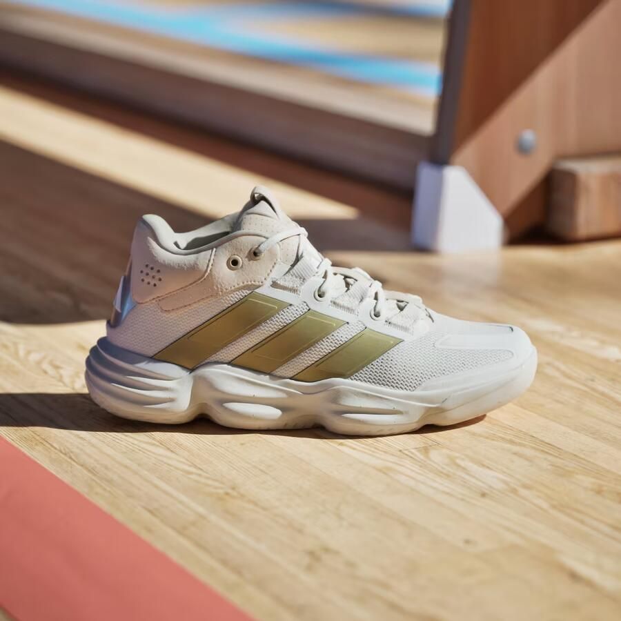 Adidas Court Stabil Indoor Sportschoenen Voor Dames Beige 1 3 Vrouw - Foto 3