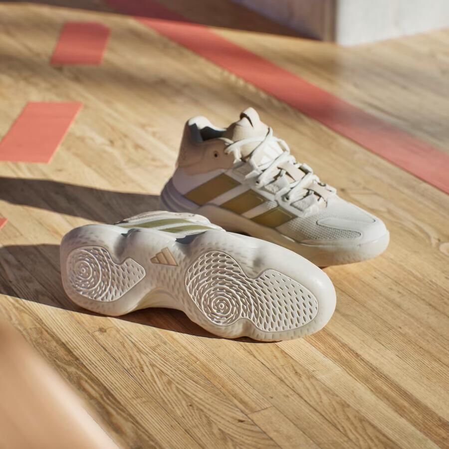 Adidas Court Stabil Indoor Sportschoenen Voor Dames Beige 1 3 Vrouw - Foto 4