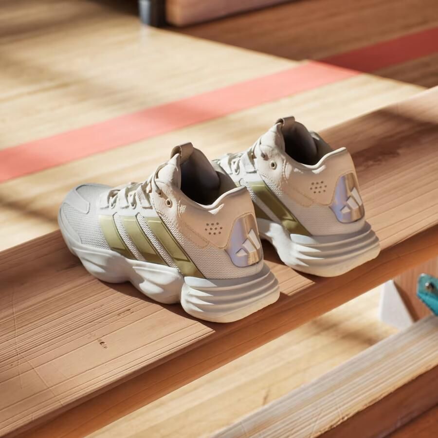 Adidas Court Stabil Indoor Sportschoenen Voor Dames Beige 1 3 Vrouw - Foto 6