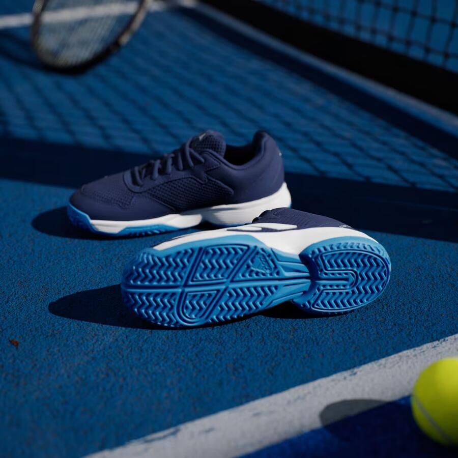 Adidas Perfor ce Courtflash Tennis Schoenen Kids Kinderen Blauw - Foto 4