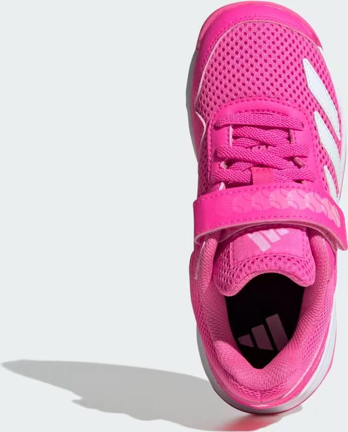 Adidas Perfor ce Courtflash Tennisschoenen met Klittenband Kids Kinderen Roze - Foto 3