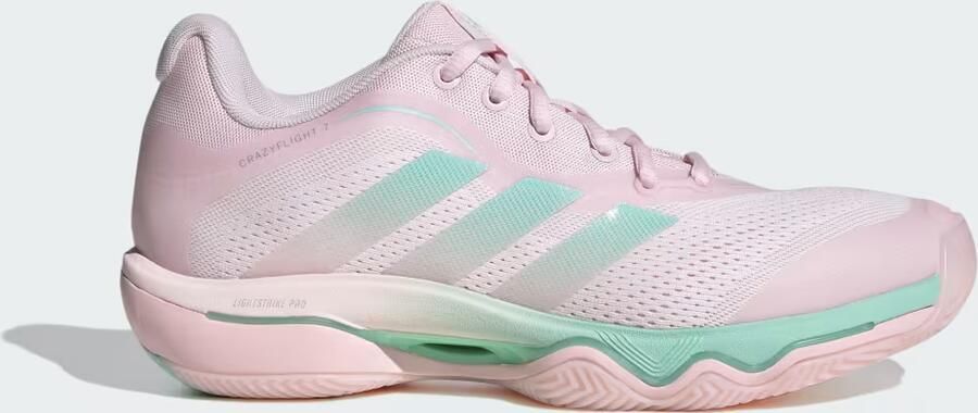 Adidas Crazyflight 7 Indoor Sportschoenen Voor Dames Roze 1 3 Vrouw
