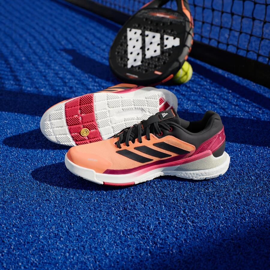 Adidas Performance Crazyquick BOOST Padel Schoenen Heren Oranje - Foto 4