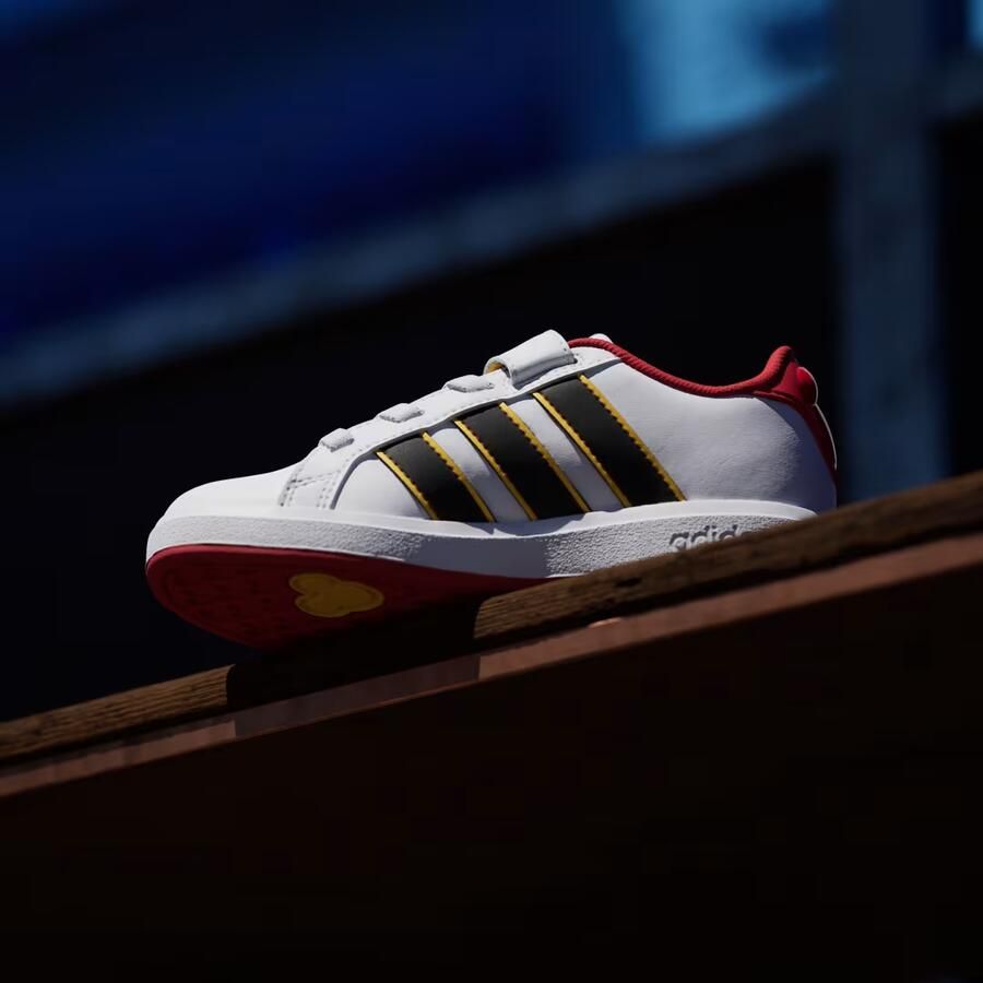 Adidas Sportswear Disney Mickey Mouse Grand tennisschoenen Kids Kinderen Wit - Foto 9